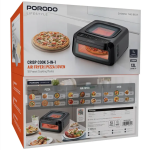 Porodo Lifestyle Crisp Cook 3-in-1 Air Fryer & Pizza Oven (13 L / 2100 W) – Model PDLFSTLF30BK - Image 6