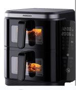 Porodo Lifestyle Double Stack Air Fryer – 11L Capacity, 2800W Power, 12 Presets, Touch Panel,