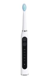 Porodo Lifestyle Electric Toothbrush PD-LFST094 – 5 Cleaning Modes, 500mAh Battery, Type-C Charging, 2 Replacement Heads, IPX7 Waterproof,