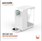 Porodo Lifestyle Instant Hot Water Dispenser PD-LSWDH-WH – 2200W, 3.4L Capacity, 10-Second Heating, Adjustable Temperatur, - Image 2