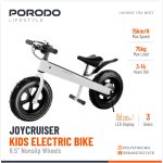 Porodo Lifestyle JoyCruiser Kids Electric Bike – Rechargeable Ride-On, LED Lights & Parental Remote | - Image 10