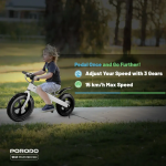 Porodo Lifestyle JoyCruiser Kids Electric Bike – Rechargeable Ride-On, LED Lights & Parental Remote | - Image 7