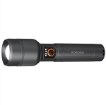 Porodo Lifestyle Lumalite 2500 – 2500 LM Rechargeable Flashlight | Long-Range 700 m & USB-C Torch