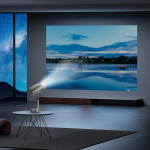 Porodo Lifestyle Lumio Smart FHD Projector PDTS17 – 1080p Full HD, 180 ANSI Lumens, Android 13, Wireless Mirroring & Telescopic Stand | - Image 3