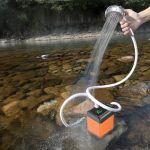 Porodo Lifestyle Portable Electric Shower Pump PD‑LFST021‑OG – 7800 mAh Battery, LED Temp Display & Bidet for Camping (Price In Oman) - Image 3