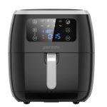 Porodo Lifestyle Smart Air Fryer 6L (PD-LSARFR2-BK) with App Control, 1800W, Touch Panel, Up to 200°C