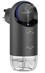 Porodo Lifestyle Wall Plug‑In Essential Oil Diffuser – 120 mL Waterless Aroma & Adjustable Mist Timer –
