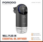 Porodo Lifestyle Wall Plug‑In Essential Oil Diffuser – 120 mL Waterless Aroma & Adjustable Mist Timer – - Image 2