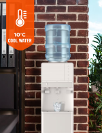 Porodo Lifestyle Water Dispenser & Ice Maker – Hot-Cold Floor Dispenser with 1.1 kg Ice Storage, 220–240 V (Silver) - Image 4