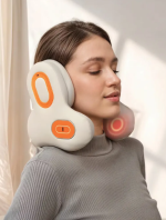 Porodo Lifestyle ZenComfort Neck Pillow PD‑LFST121 – Heat Massage with Music & 3D ANC – - Image 3