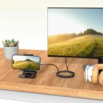 Porodo Lightning-to-HDMI Woven Cable PD-CBL017 — 2 m Full-HD 1080p Streaming, Durable Braided + Aluminum Alloy, Plug-&-Play (Black) - Image 2