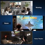 Porodo Lumio Smart FHD Projector PDTS17 – 1080p Full HD, 180 ANSI Lumens, Android 13, Telescopic Stand & Wireless Mirroring | - Image 8