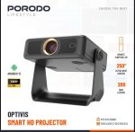 Porodo Optivis Smart HD Projector PDA10BBK – 720p LED Home Cinema Projector with Auto-Focus, Keystone & 30-250″ Screen - Price in Oman - Image 6