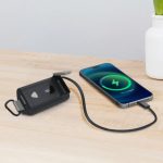 Porodo PB068 10,000 mAh Power Bank – 45W USB‑C PD with Built‑in Retractable 70 cm Cable & Digital Display (Price In Oman) - Image 3