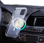 Porodo PD-15WMCM-BK Flexible Magsafe Wireless Charging Mount – 15W Magnetic Fast Charger for iPhone, - Image 4