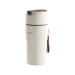 Porodo PD-2N1BIM-WH 2-in-1 Portable Blender Insulated Hot/Cold Mug – 350ml, 3000mAh Battery, Stainless Steel,