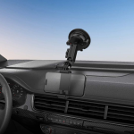 Porodo PD-2N1MCSB-BK 2-in-1 Phone & Camera Mount – 360° Swivel, Double-Layer Suction Base, Reusable Design - Image 4