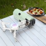 Porodo PD-LCMPSGS Portable Camping Gas Stove — Quick-Install Magnetic Valve, 2600W Single Burner - Image 4