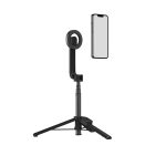 Porodo PD-MGS64 Magnetic MagSafe Selfie Tripod – 65cm Extendable, Wireless Remote, Foldable Design, - Image 3