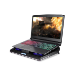 Porodo PDX110 RGB Gaming Laptop Cooling Pad – 5 Super Quiet Fans, 15 Color Modes, USB 2.0 Ports, Adjustable Stand - Image 4