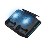 Porodo PDX114 Multifunction PS5 Cooling & Charging Stand – 3-Level Fan Speed, Dual Controller Dock, USB-C Power