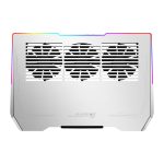 Porodo PDX117 Aluminum Laptop Cooling Pad with RGB Lighting – 5 Fans, 1500 RPM, 3 Adjustable Angles - Image 2