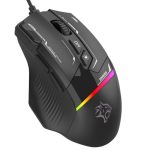 Porodo PDX321 7200 DPI RGB Gaming Mouse – 8 Programmable Keys, Wired USB, 1.5m Braided Cable,