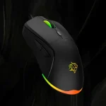 Porodo PDX322 Wired Gaming Mouse – 7200 DPI, RGB Lighting, 6 Programmable Buttons, - Image 3