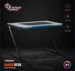 Porodo PDX544 RGB Gaming Desk – 120x60cm with Mousepad & Headphone Hook – - Image 4
