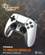 Porodo PDX610 PS4 Wireless Controller - Macro & Turbo Keys, RGB, 6-Axis Gyro - Image 2