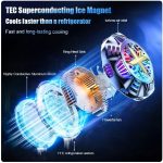 Porodo PDX620 Gaming Semiconductor Mobile Cooler - MagSafe-Ready, RGB, Type-C - Image 4