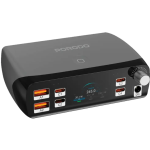 Porodo PowerGate Smart Charging Station – 7-Port GaN Desktop Power Hub 252 W