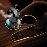 Porodo Robovibe Smart Car Aroma Diffuser PDLSLN2219 — 50mL Rechargeable USB-C | 4 Intensity Levels | - Image 2