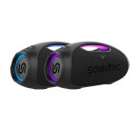 Porodo Soundtec Rush PS‑RUSH — 120W Euphoric Bass Portable Bluetooth Speaker, 5,400mAh Power Bank & IPX6