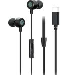 Porodo Type-C Touch Control Earphones STEP 048 – In-Ear Wired USB-C Earphones with Mic for Android & Type-C Devices,