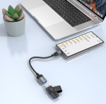 Porodo USB-C OTG Braided Cable in Oman – Durable Fast Data Sync - Image 2