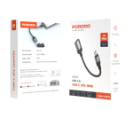 Porodo USB-C OTG Braided Cable in Oman – Durable Fast Data Sync - Image 3
