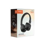 Porodo Vintage Wireless ENC Headphone PD-STWLEP037 – Bluetooth 5.3, 13H Playtime, Micro SD Slot, - Image 3