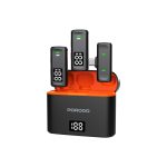 Porodo Wireless Collar Double Microphone with Charging Case – Dual Compatibility - Best Price In Muscat Oman - Image 2