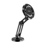 Porodo Zinc Alloy Adjustable 360° Phone Mount – Magnetic Car Holder with Multi-Joint Design (PD-MMDAR) - Image 2