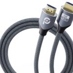 Powero+ 2M 8K Braided HDMI Cable (HDMI8K2M) – Ultra HD 8K@60Hz, 48Gbps High-Speed, Nylon Braided, 2-Meter Length, Best Price In Muscat Oman