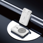 Powero+ Mag Grip PBMG220T – 10,000 mAh MagSafe Power Bank with Built-In USB-C & Lightning Cables (Fast Charging, Magnetic Grip) - Image 3