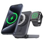 Powerology 10000 mAh Q12 Qi2 MagSafe Power Bank – 15 W iPhone 15 Wireless + Watch Charger (PPBCHA35)