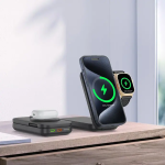 Powerology 10000 mAh Q12 Qi2 MagSafe Power Bank – 15 W iPhone 15 Wireless + Watch Charger (PPBCHA35) - Image 4