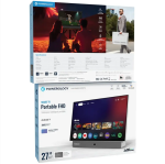 Powerology 27″ Portable FHD Smart TV PG27FWH – Battery Powered, Android 14, Dual-Band WiFi - Image 8