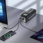 Powerology 27000mAh Smart Display Power Bank PPBCHA83 – 140 W Fast Charging, Laptop & Multi‑Device Charger Price in Oman - Image 3