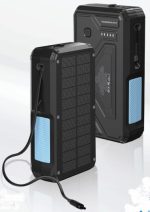 Powerology 27000mAh Solar Wireless Charging Power Bank PPBCHA77 – Fast Charging Portable Power Bank