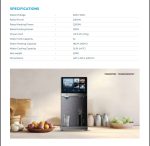 Powerology 4-Stage Reverse Osmosis Water Purifier Dispenser PSROWTRD – 5L Tank, Hot & Cold Water, 7" Touch Display, - Image 4