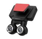 Powerology CAM108-P4K Dual Lens Dash Camera – 4K Front & Rear Car Surveillance with Night Vision and GPS,