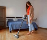 Powerology Cordless Stick Vacuum Cleaner PPBCHA53 – 350W Motor, 27000Pa Suction, HEPA Filter, 500ml Dustbin, 3-Speed Modes, Detachable Battery, - Image 3